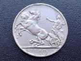 10 lirų 1927m. Italija sidabras