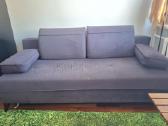 Sofa lova , patalynės dėžė, yra sėdimos dalies def