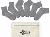 Šilkinės kojinės „gilė“ 6 vnt. (Unisex) - nuotraukos Nr. 5
