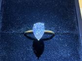 Sužadėtuvių žiedas su 1.02 ct deimantu
