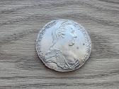 1780 metų 1 taleris Austrija Restraikas Sidabras