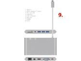 MacBook Pro, iPad Hub Type-c HD-4k, Hdmi Nauji - nuotraukos Nr. 22