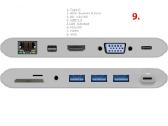 MacBook Pro, iPad Hub Type-c HD-4k, Hdmi Nauji - nuotraukos Nr. 23