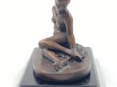 Bronzinė statula "Nimf met schorpioen" - nuotraukos Nr. 5