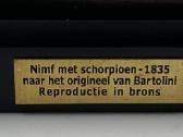 Bronzinė statula "Nimf met schorpioen" - nuotraukos Nr. 10