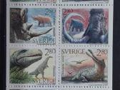 Švedija 1992 dinozaurai, švarus,bukletas Michel 17