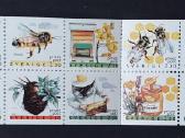 Švedija 1990 bitės, švarus,bukletas Michel 1609-16