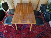 Vintažinis mid century riešutmedžio stalas - nuotraukos Nr. 13