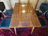 Vintažinis mid century riešutmedžio stalas - nuotraukos Nr. 20