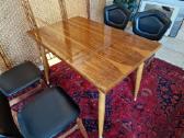 Vintažinis mid century riešutmedžio stalas - nuotraukos Nr. 21