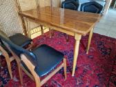 Vintažinis mid century riešutmedžio stalas - nuotraukos Nr. 24