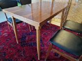 Vintažinis mid century riešutmedžio stalas - nuotraukos Nr. 26