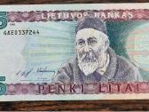 5 Litai 1993m