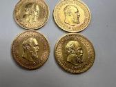 Parduodu auksines, senas monetas