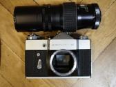Parduodu analoginius fotoaparatus ir M42 objektyvu - nuotraukos Nr. 2