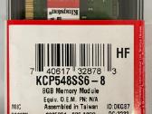 8gb Kingston Kcp548ss6-8 Ddr5-4800 So-dimm Pc5-384