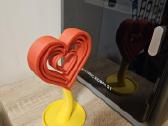 Ausiniu stovas širdele 3D spausdintas - nuotraukos Nr. 2