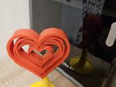 Ausiniu stovas širdele 3D spausdintas - nuotraukos Nr. 3