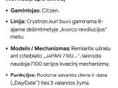 Citizen Quartz Crystron Japan - nuotraukos Nr. 8