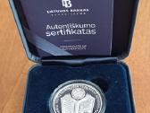 Sidabrinė moneta - nuotraukos Nr. 2