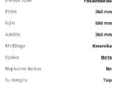 Naujas, neišpakuotas pakabinamas unitazas - nuotraukos Nr. 5