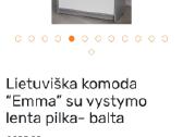 Lietuvių gamybos kūdikio komoda