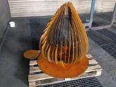 Corten, dažyti metaliniai vazonai - nuotraukos Nr. 2