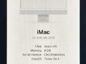 iMac M1 8 GB RAM 256 SSD - nuotraukos Nr. 2