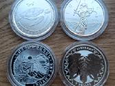1oz sidabro uncijos retesnės