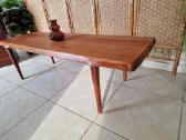 Vintažinis mid century tikmedžio kavos staliukas - nuotraukos Nr. 3