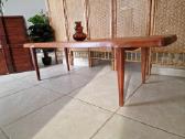 Vintažinis mid century tikmedžio kavos staliukas - nuotraukos Nr. 10
