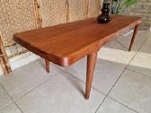 Vintažinis mid century tikmedžio kavos staliukas - nuotraukos Nr. 11