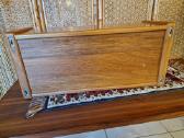 Vintažinė mid century tikmedžio masyvo lentyna - nuotraukos Nr. 12