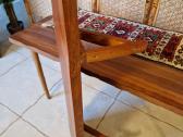 Vintažinė mid century tikmedžio masyvo lentyna - nuotraukos Nr. 11