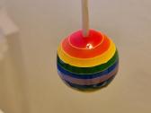 Vintažinė Yves Christin stalinė lempa „Balloon" - nuotraukos Nr. 31