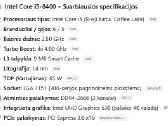 Intel I5 8400 Cpu - nuotraukos Nr. 3