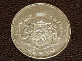20 frankų 1934m. Belgija sidabras 680