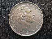 2 guldenai 1855m. Kopija sidabras 925 - nuotraukos Nr. 2
