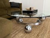 Spage Age Modern 1960s round Coffee table - nuotraukos Nr. 4