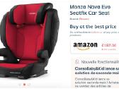 Recaro Monza EVO Automobilinė kėdutė