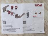 Duru spyna ir rankena Tupai, vidine, juoda - nuotraukos Nr. 2