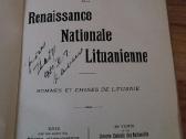 1918 m.knyga "Renanssaise Nationale Lituanienne" - nuotraukos Nr. 3