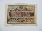 100 000 markiu , Duseldorf Vokietija , 1923