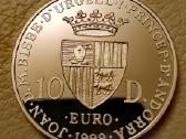 Andoros 10 dinarų kolekcinė moneta