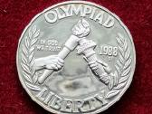 1988 m. JAV olimpinė sidabrinė dolerio moneta - nuotraukos Nr. 2