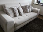 Šviesi sofa (naudota) - Ukmergėje - nuotraukos Nr. 2