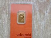Aukso luitas 999.9 5 gr Valcambi
