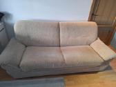 Naudota sofa lova su miegama dalimi.
