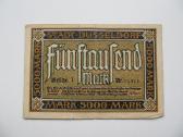 5000 markiu , Duseldorf Vokietija , 1923