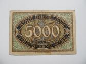5000 markiu , Duseldorf Vokietija , 1923 - nuotraukos Nr. 2